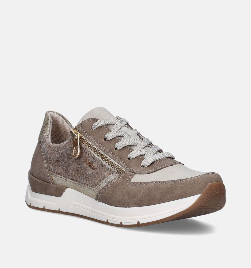 Rieker Roze Sneakers voor dames (351241) - geschikt voor steunzolen
