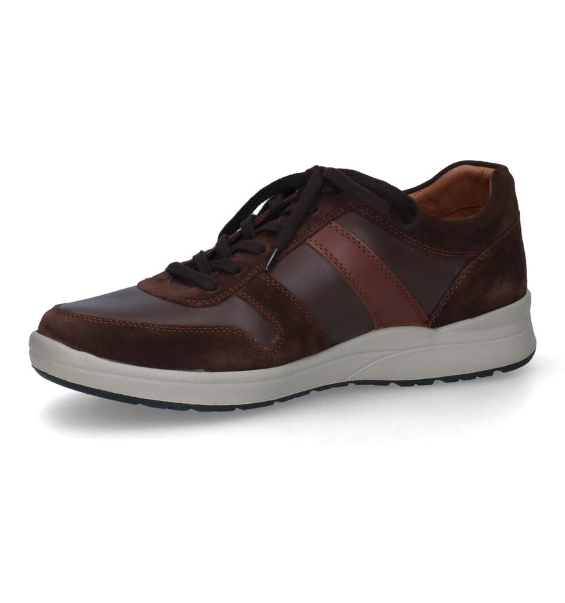 Mephisto Vito Velsport Taupe Veterschoenen voor heren (354521) - geschikt voor steunzolen