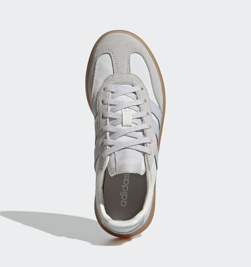 adidas Barreda Baskets basses en Blanc pour garçons, filles (359612) - pour semelles orthopédiques