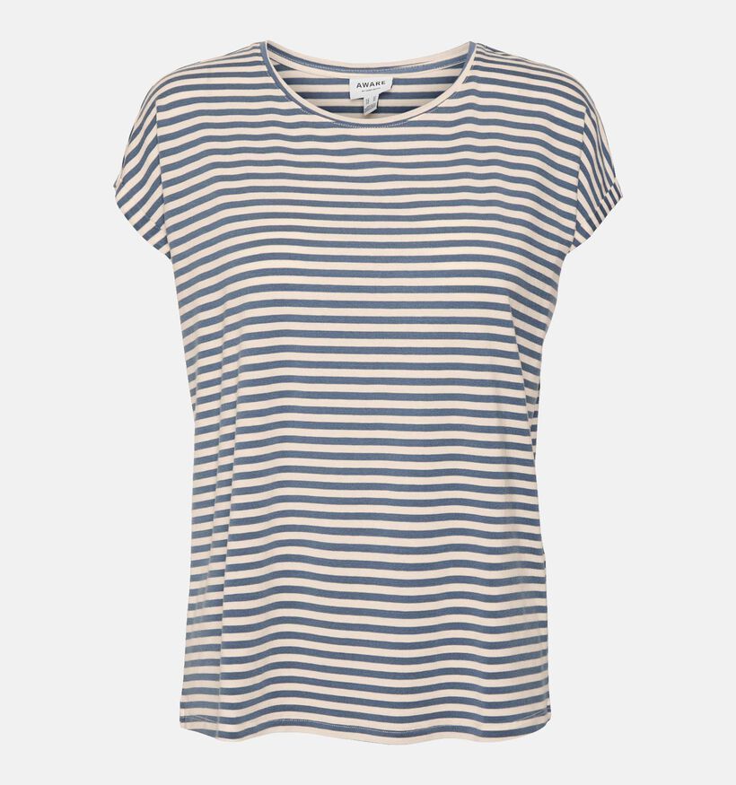 Vero Moda Ava Blauw Gestreept T-shirt (323892)