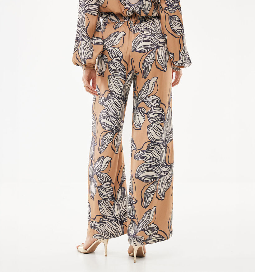 Mexx Graphic Flower Lichtbruine Broek voor dames (368547)