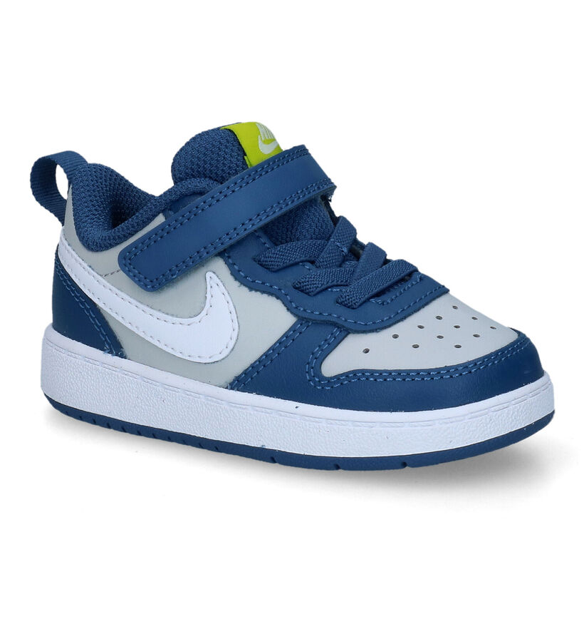 Nike Court Borough Witte Sneakers voor jongens (336656)