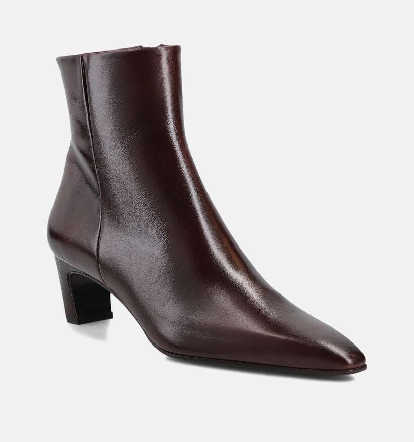 Zinda Bottines en Brun foncé pour femmes (364430)