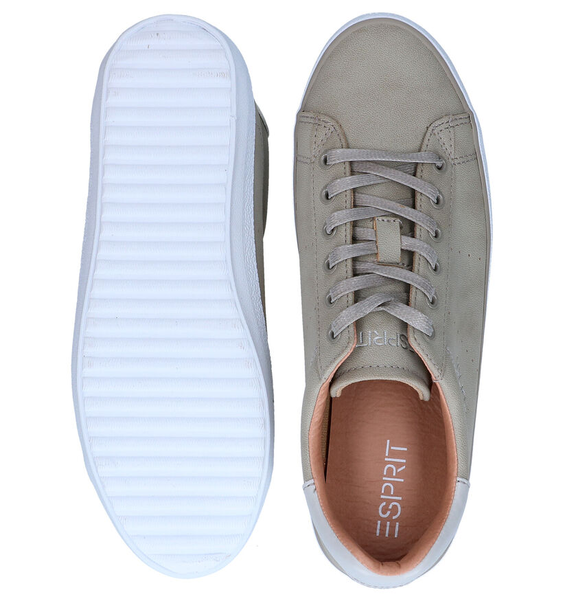 Esprit Miana Lu Chaussures à lacets en Gris en simili cuir (285901)