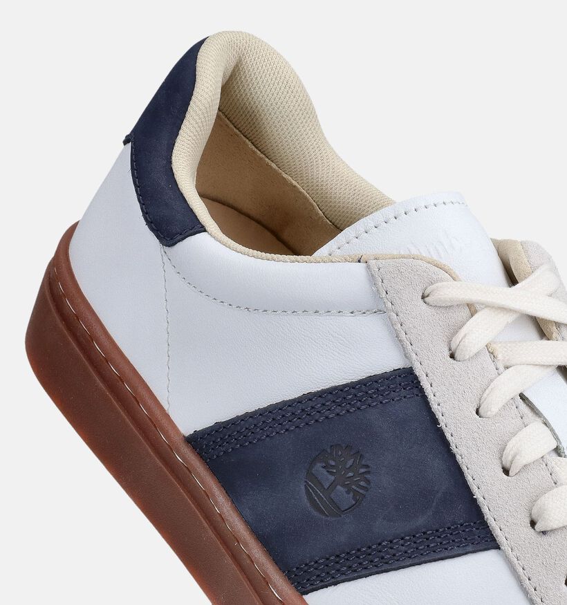 Timberland Lisbon Street Low Witte Veterschoenen voor heren (369223) - geschikt voor steunzolen