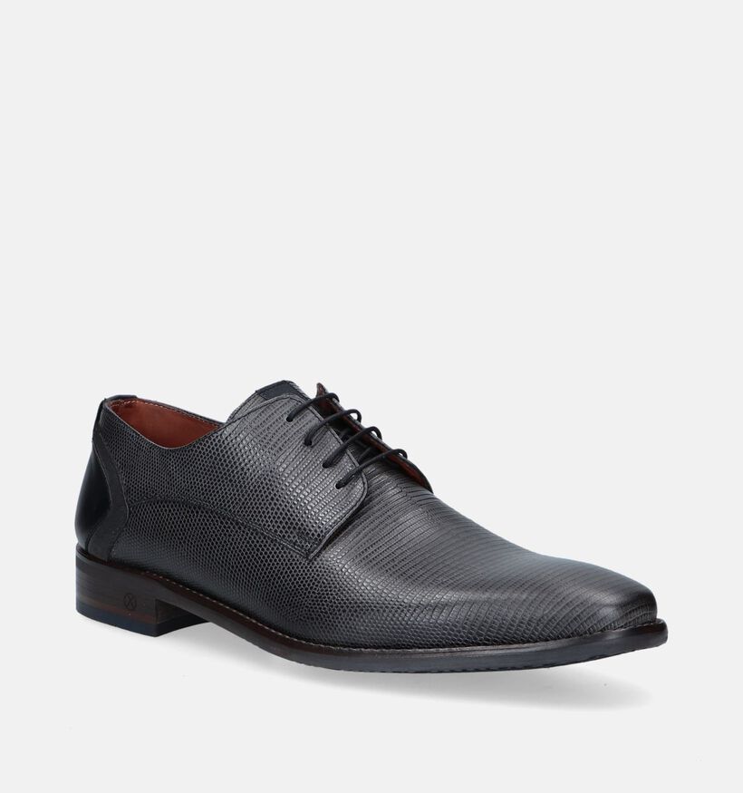 Ambiorix Dario Zwarte Veterschoenen voor heren (349113)