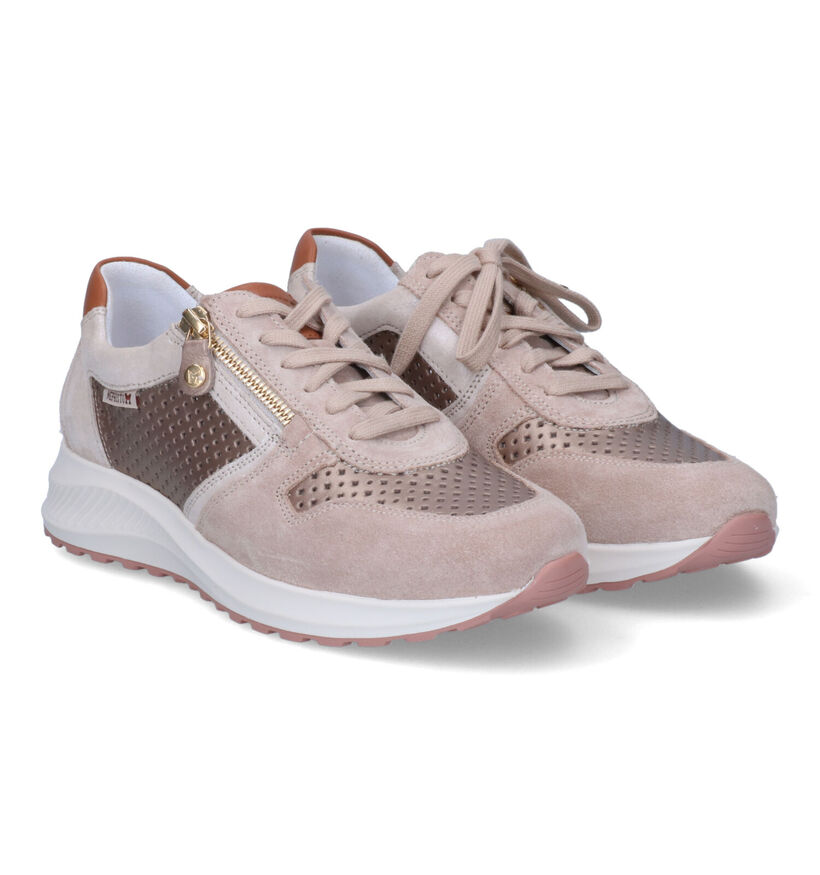 Mephisto Kim Perf Chaussures à lacets en Taupe en cuir (306945)