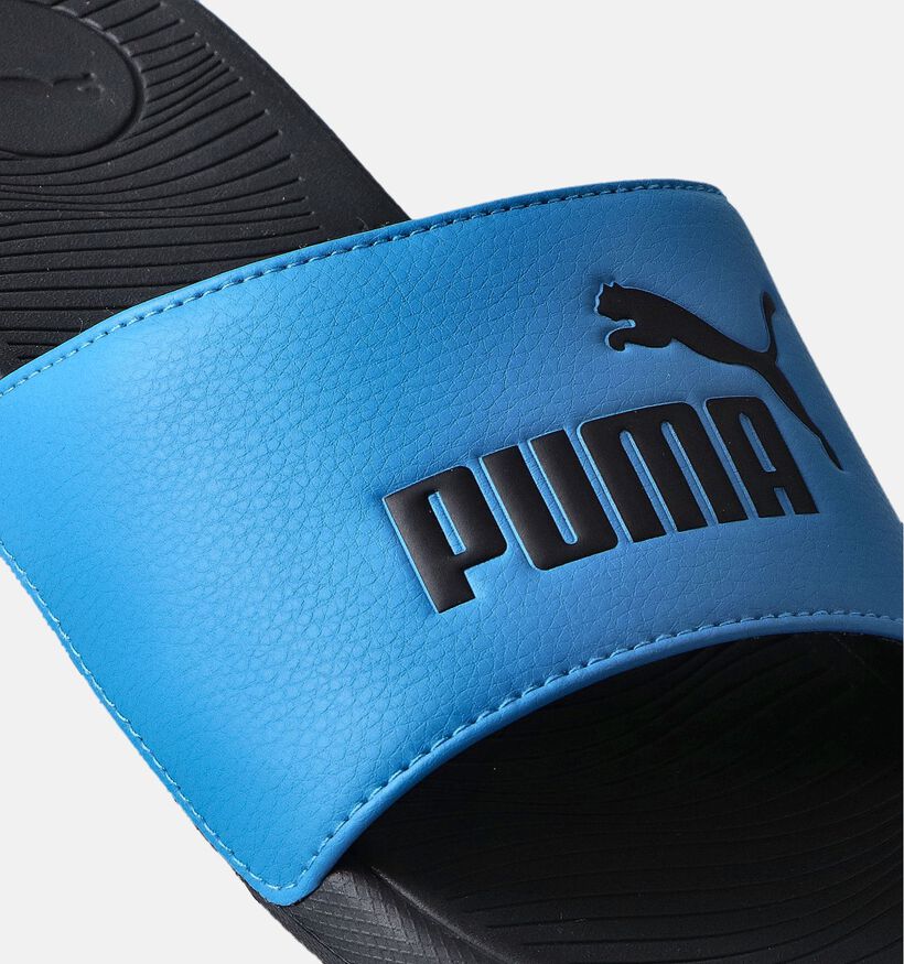 Puma Cool Cat 2.0 Claquettes de picine en Bleu pour filles, garçons (350400)