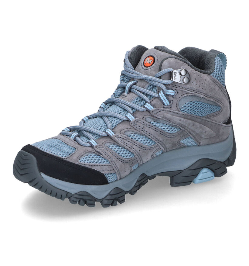 Merrell Moab 3 Mid Gore Tex Grijze Wandelschoenen voor dames (301284) - geschikt voor steunzolen