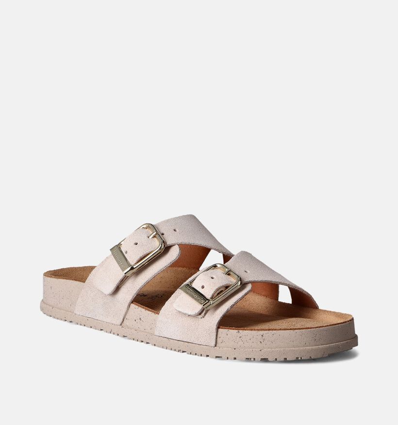 Tamaris Nu-pieds plates en Beige pour femmes (356932)
