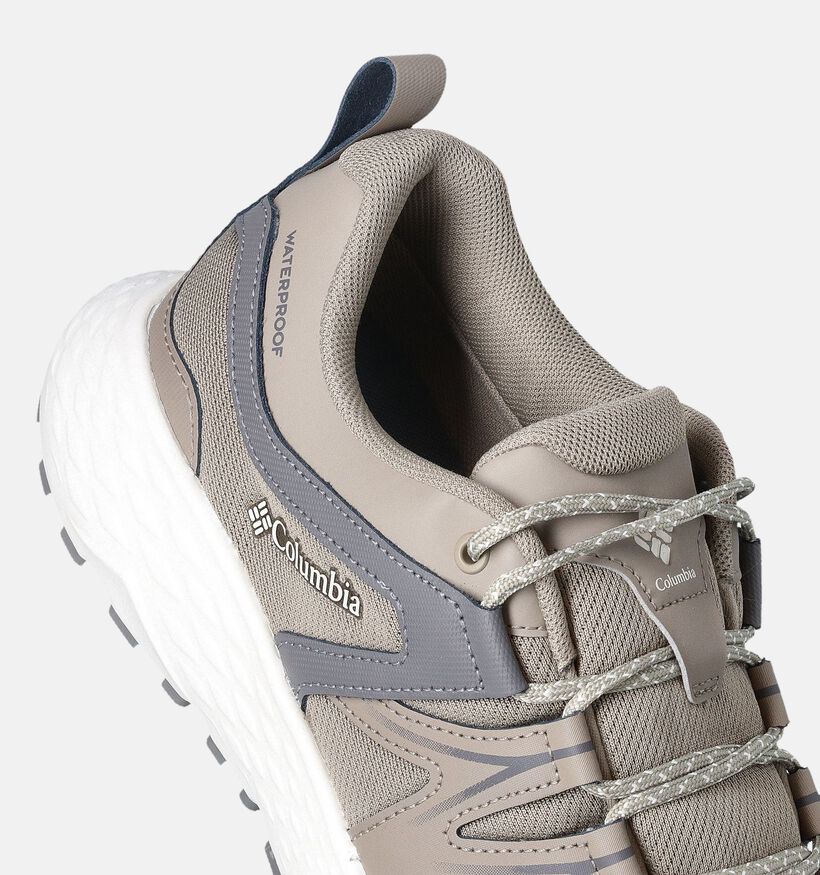 Columbia Peakfreak Roam WP Chaussures de marche en Beige pour hommes (352798) - pour semelles orthopédiques