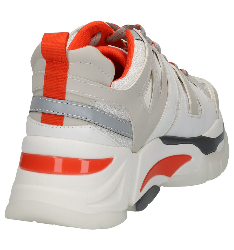 Steve Madden Bronte Ecru Sneakers in kunstleer (256078)