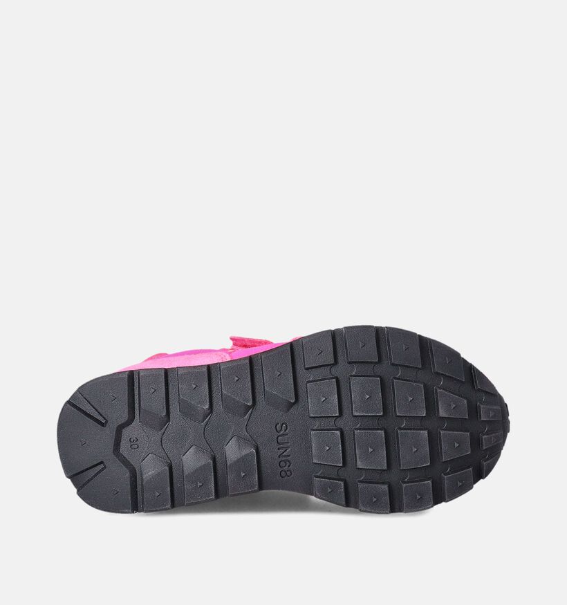 Sun68 Ally Solid Baskets Fluo en Rose pour filles (352449)