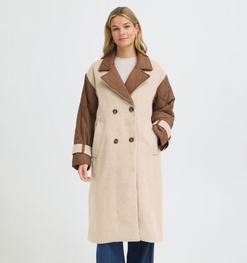 Fransa Manteaux Beige