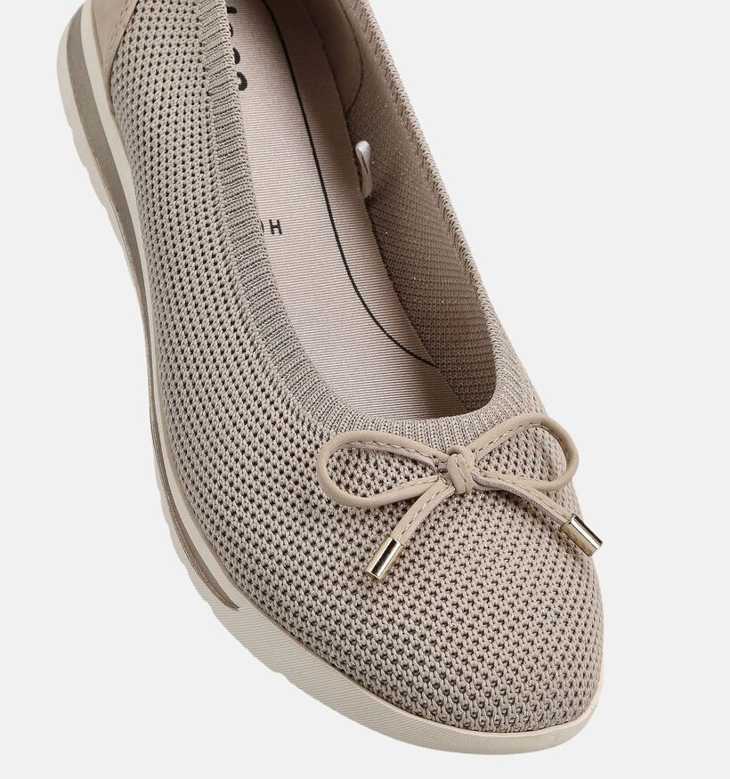 Jana Beige Ballerina's Comfort voor dames (367755)