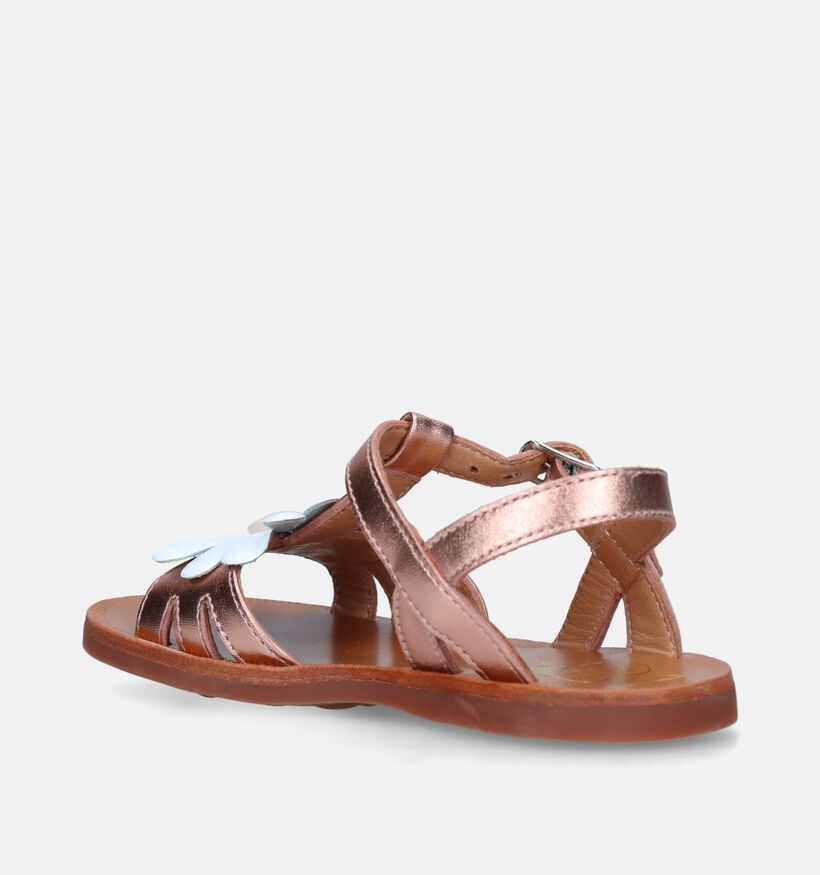 Pom d'Api Plagette Flo Rose gold Sandalen voor meisjes (338005)