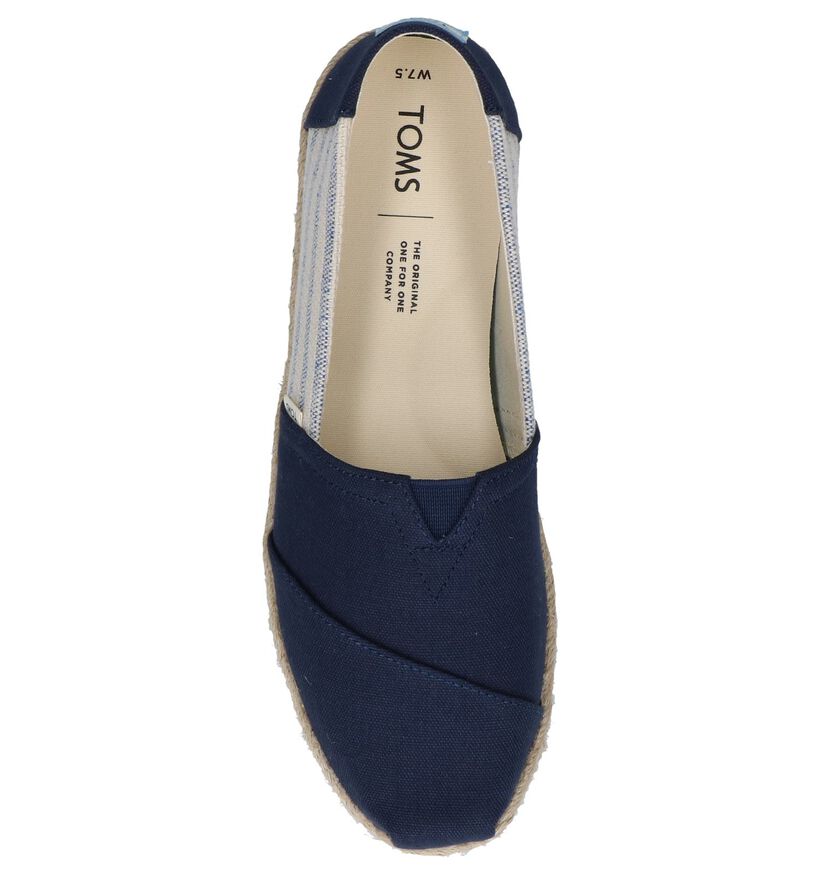 Toms Alpargata  Espadrilles en Gris en textile (269359)