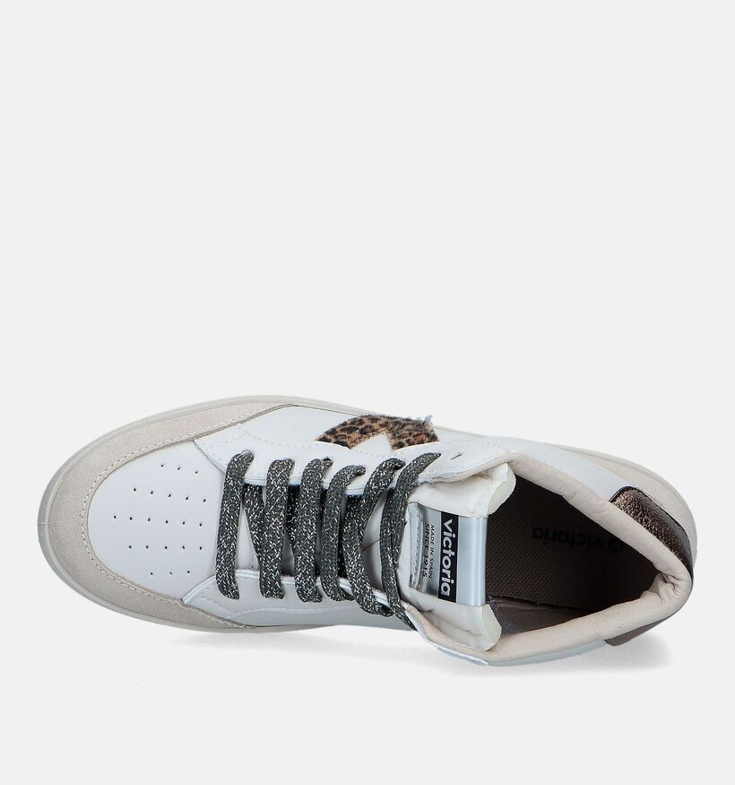 Victoria Witte Hoge sneakers voor dames (330182)