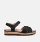 Solemade Mia 01 Zwarte Sandalen voor Steunzolen voor dames (371618) - geschikt voor steunzolen