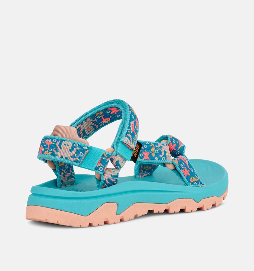 Teva Hurricane Turqoise/Roze Watersandalen voor meisjes (370336)