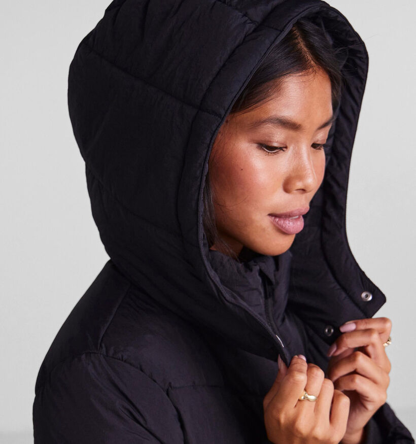 Pieces Jamilla Zwarte Puffer jas voor dames (332852)