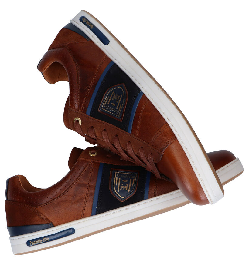 Pantofola d'Oro Torretta Blauwe Veterschoenen voor heren (321728) - geschikt voor steunzolen