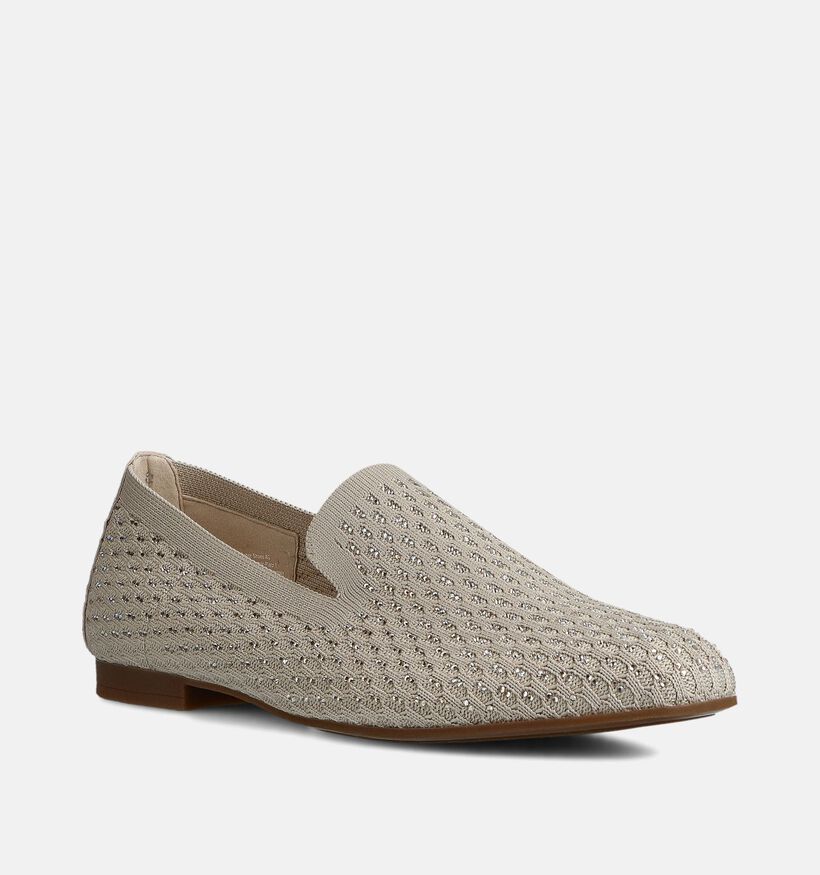 Gabor Beige Loafers voor dames (368353) - geschikt voor steunzolen