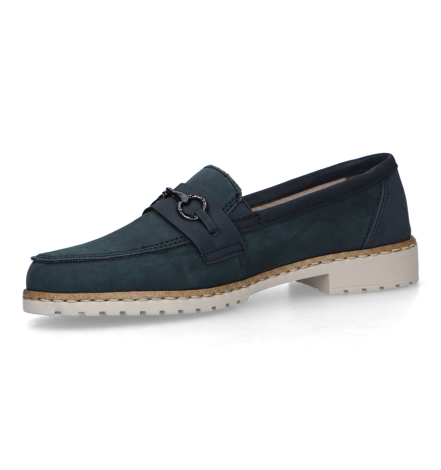 Rieker Blauwe Loafers Dames Lage schoenen Online op TORFS.BE
