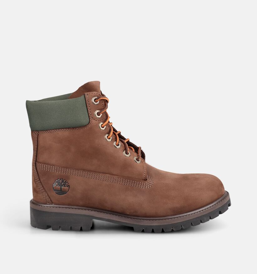 Timberland 6 Inch Premium Donkerbruine Boots voor heren (376475) - geschikt voor steunzolen