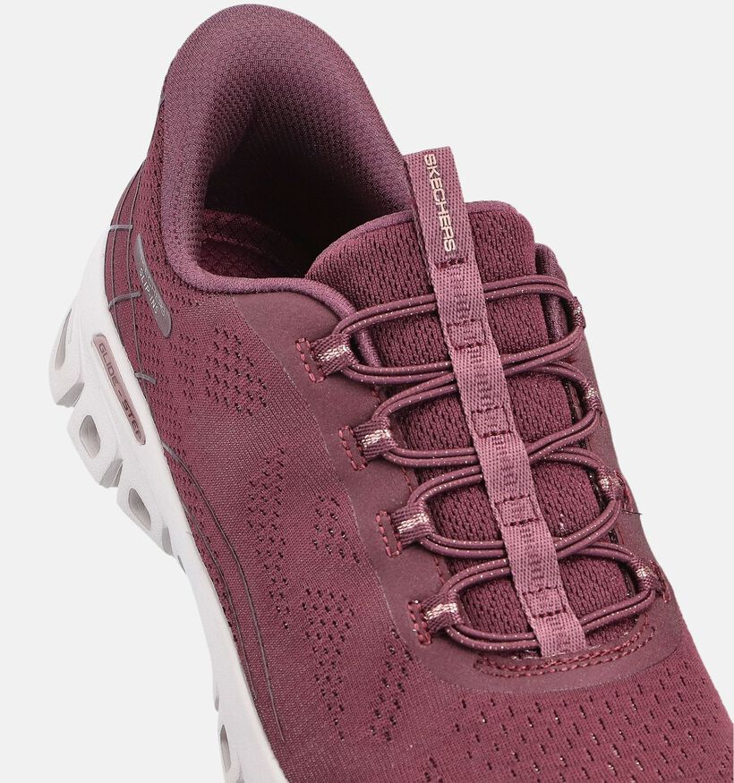 Slip-ins Sportieve sneakers Bordeaux voor dames (360900) - geschikt voor steunzolen