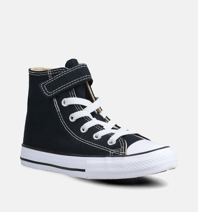 Converse Chuck Taylor All Star 1V Easy-On Hi Ps Baskets montantes en Noir pour filles, gar&ccedil;ons (368929)