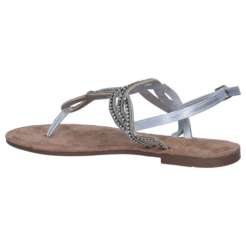 Signatur Zilveren Sandalen voor dames (288661)