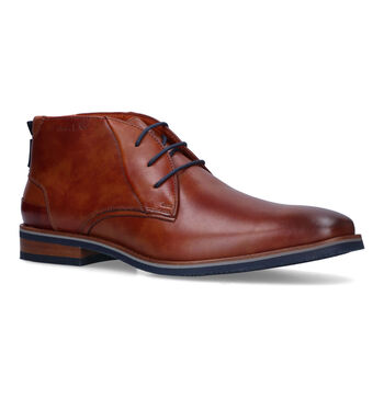 Geklede schoenen cognac