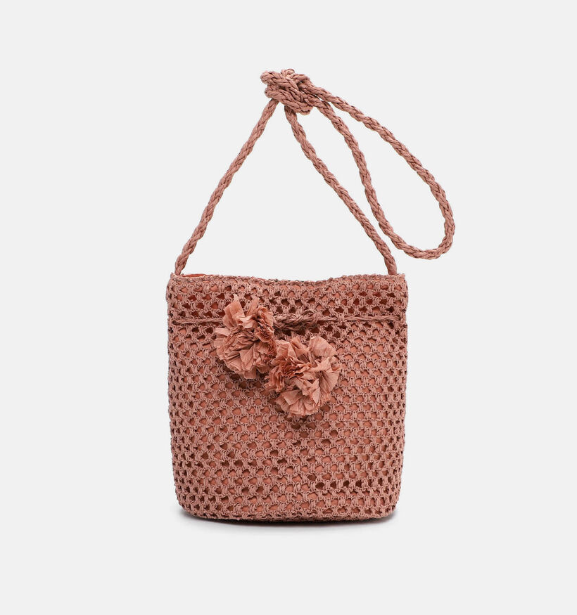 Tamaris Kassandra Roze Gehaakte Bucket Bag voor dames (371375)