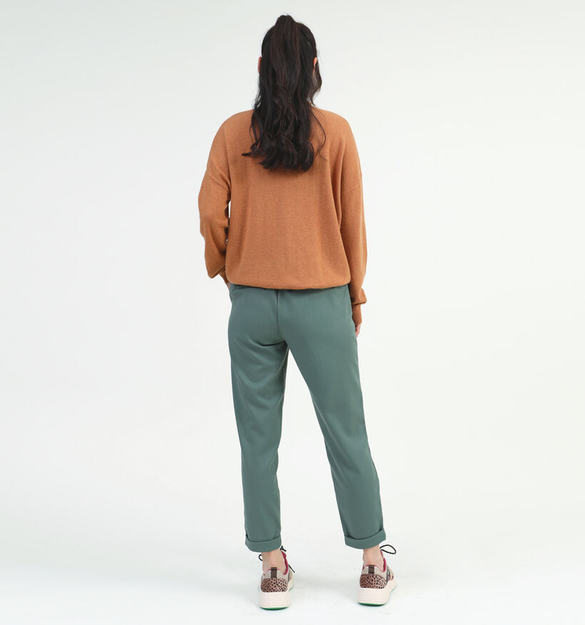 Vero Moda Maya Mr Loos Solid Pantalon en Vert L30 pour femmes (328962)