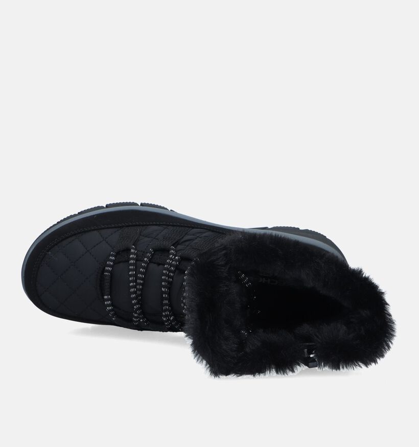 Skechers Relaxed Fit Bottes de neige en Noir pour femmes (328074)