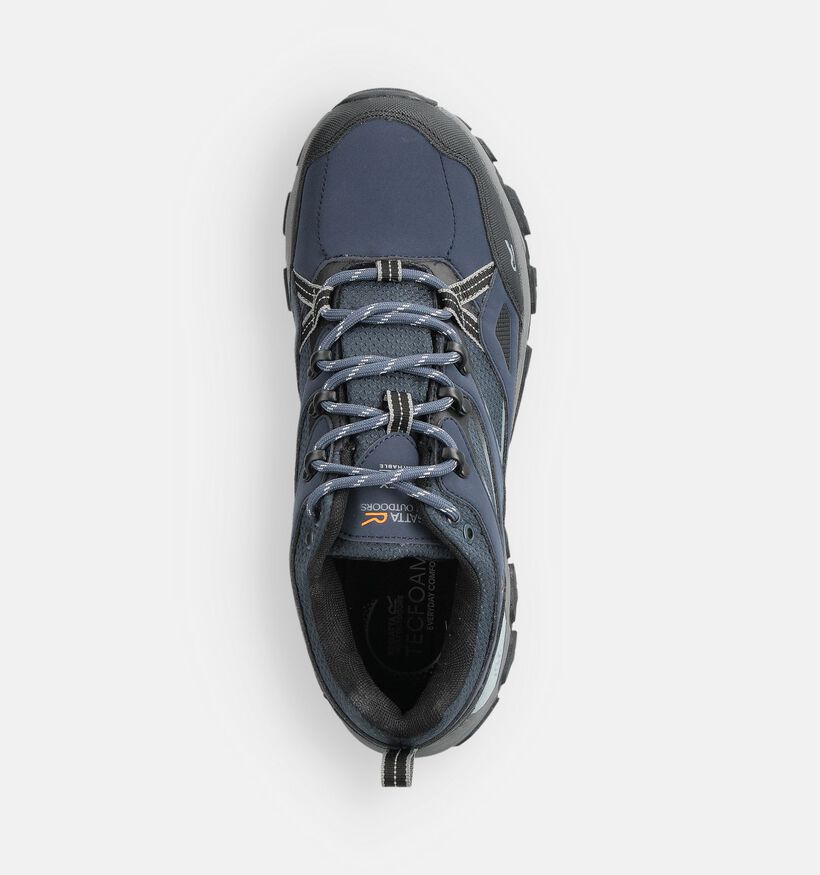 Regatta Holcombe III Low Blauwe Wandelschoenen voor dames, heren (362311) - geschikt voor steunzolen