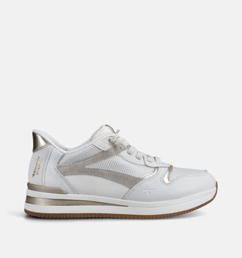 Tamaris Comfort Sneakers Wit/Beige