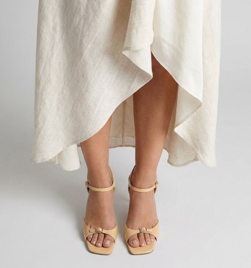 March23 Madrid Gele Sandalen met naaldhak voor dames (372167)