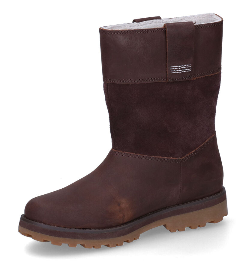 Timberland Courma Kid Pull on Boot Bottes en Marron en cuir (294683)