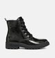 Geox Casey Zwarte Boots voor meisjes (360354) - geschikt voor steunzolen