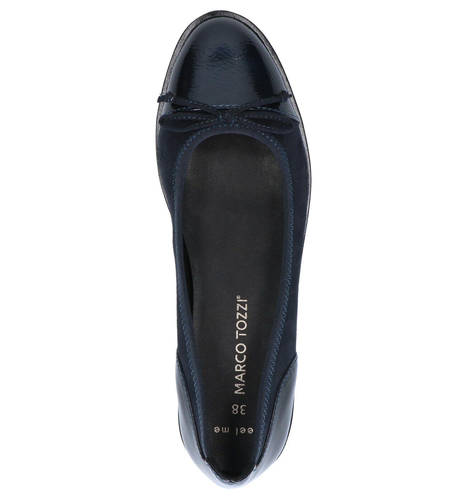 Marco Tozzi Donkerblauwe Ballerina s Dames Ballerina s Online