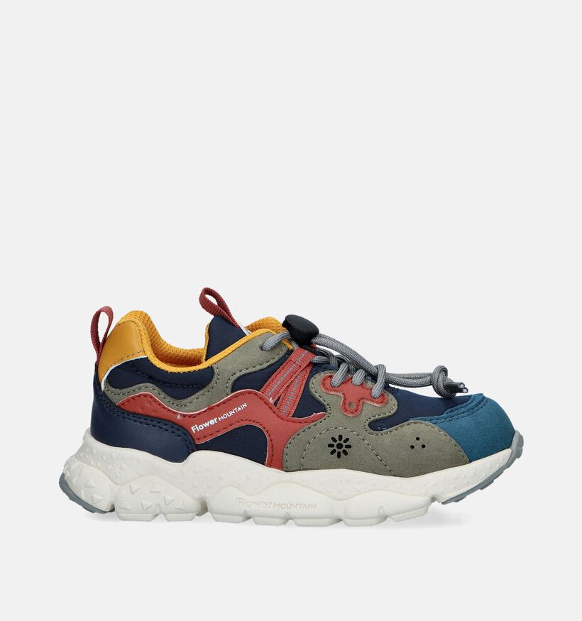 Naturino x Flower Mountain Yamano 3 Chaussures à lacets en Bleu pour garçons (349000) - pour semelles orthopédiques