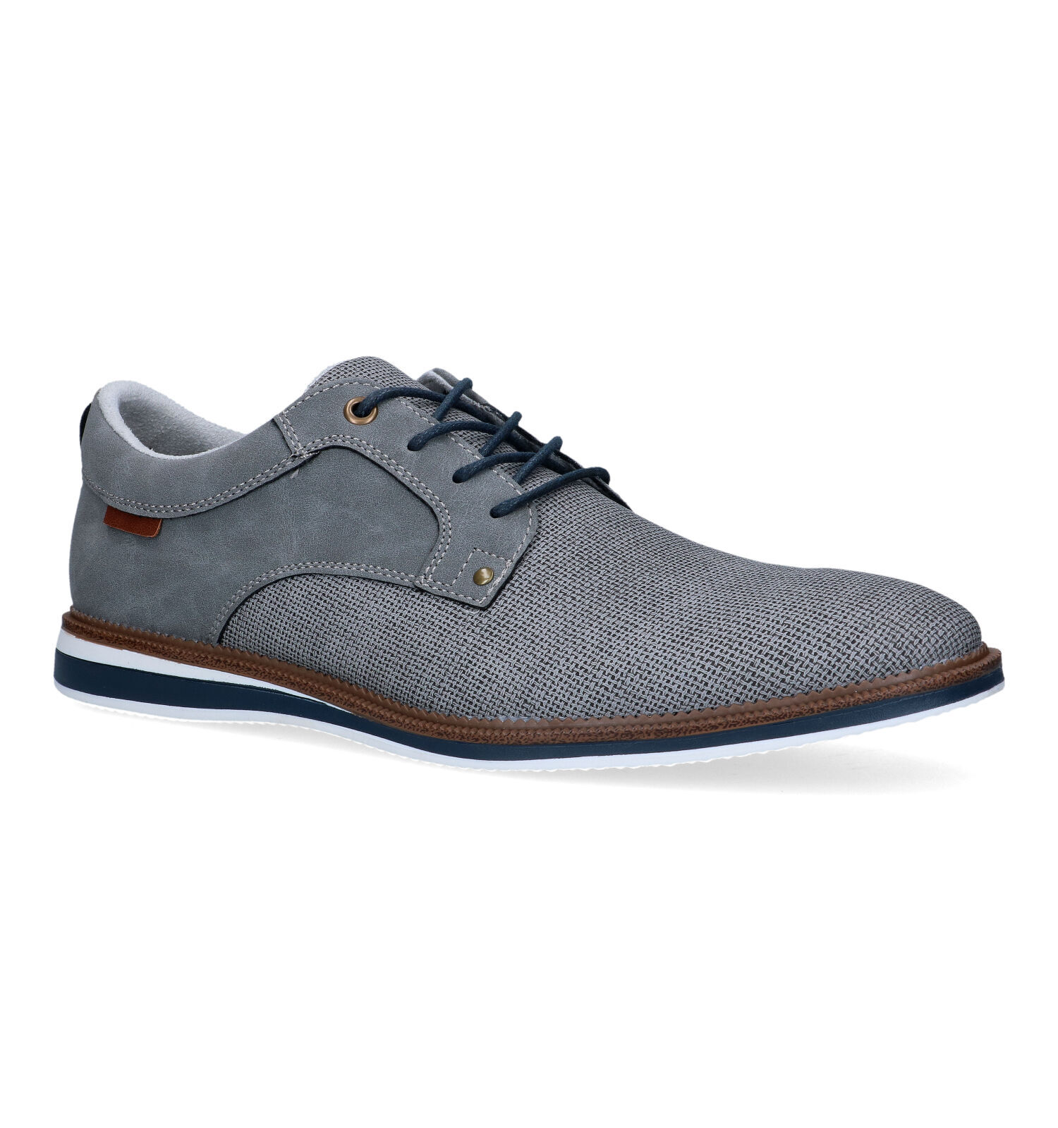 Grijze veterschoenen heren 2025