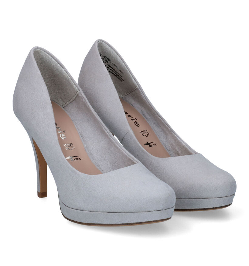 Tamaris Talons hauts en Gris clair en textile (306310)