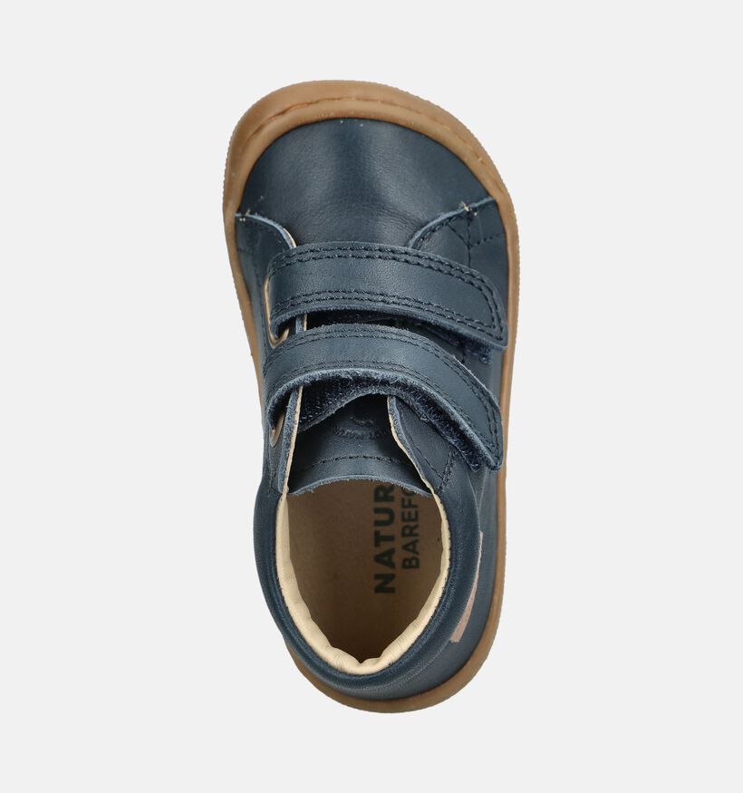 Naturino Barefoot Amur VL Baskets montantes en Bleu fonc&eacute; pour gar&ccedil;ons (380156) - pour semelles orthop&eacute;diques