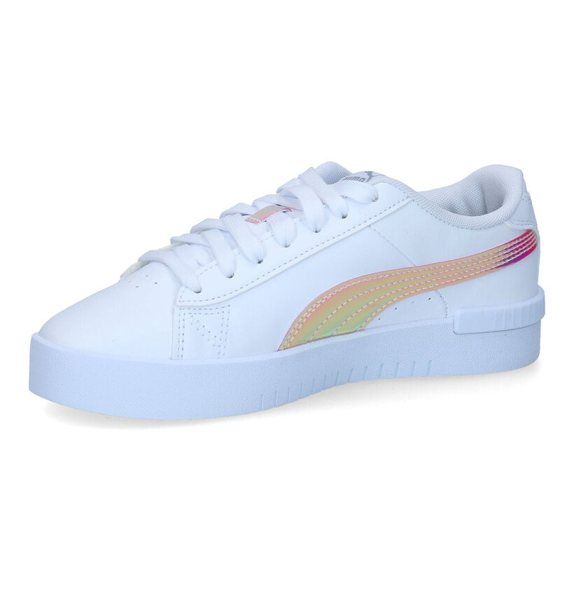 Puma Jada Holo Witte Sneakers voor meisjes (301334) - geschikt voor steunzolen