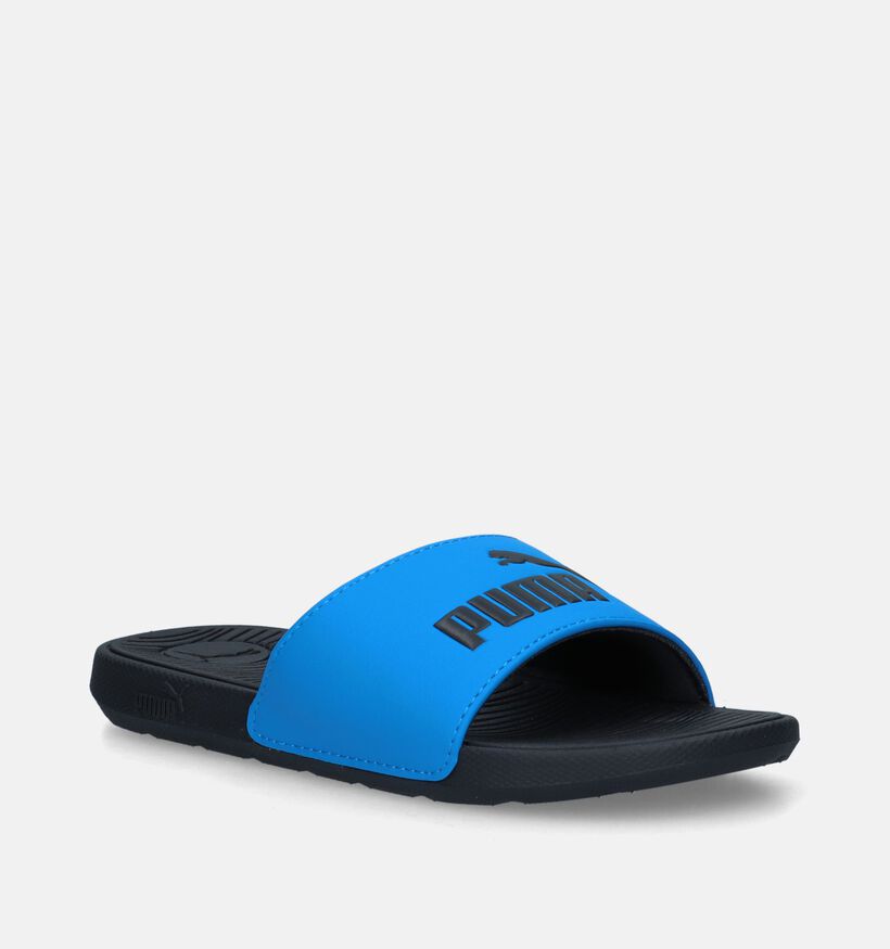 Puma Cool Cat 2.0 Blauwe Badslippers voor jongens, meisjes (334541)