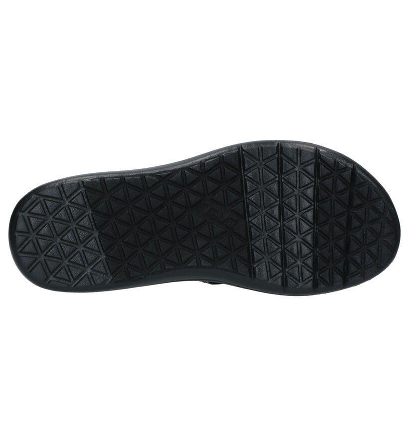 Teva Voya Flip Tongs en Noir en textile (289247)