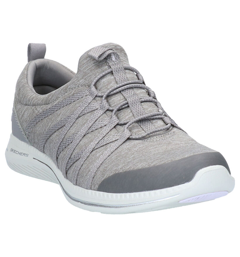 Skechers Memory Foam Chaussures de sport en Gris en textile (264494)